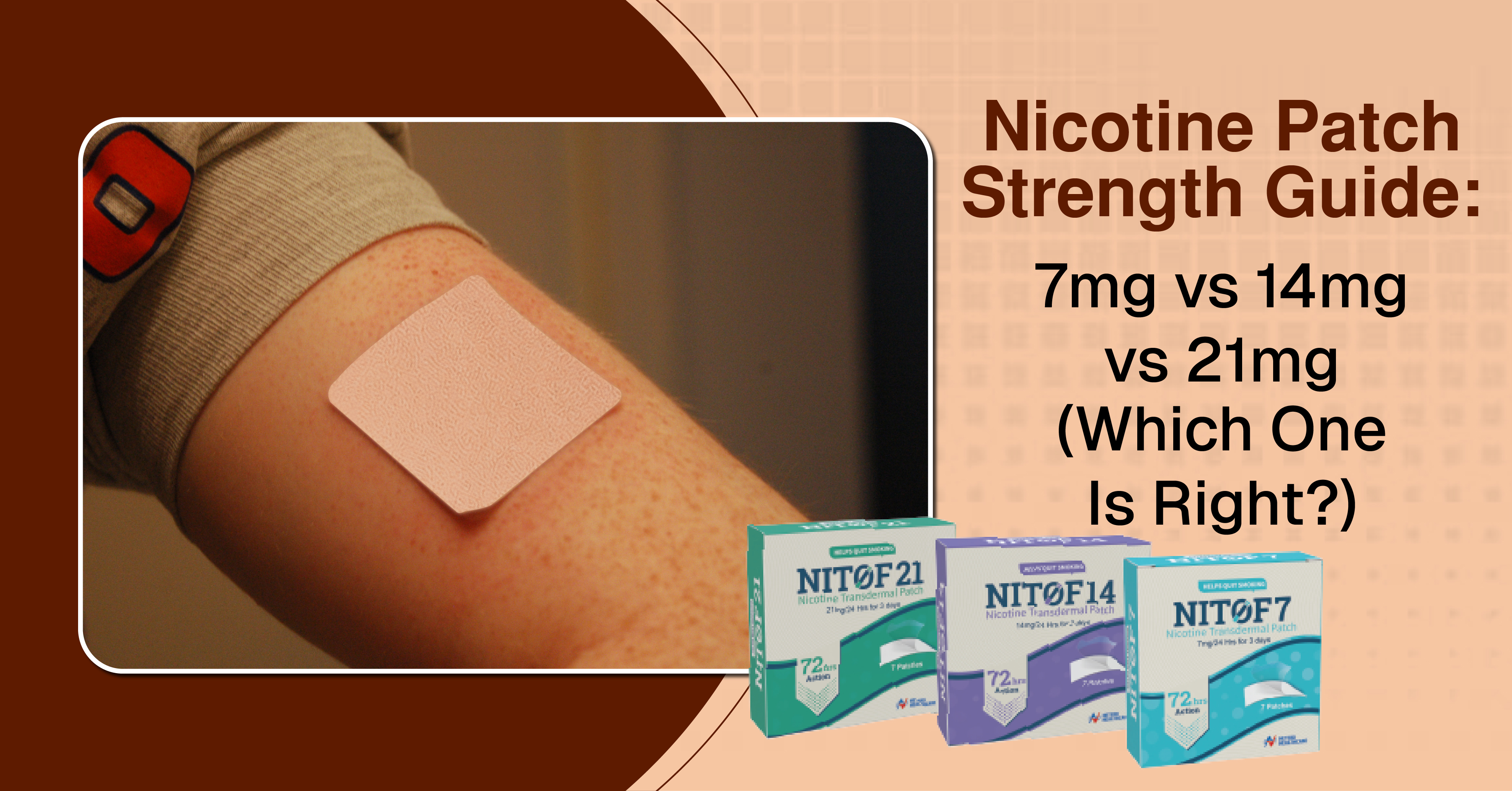 Nicotine Patch Strength Guide: 7mg vs 14mg vs 21mg (Which One Is Right?)